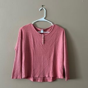 Old Navy long sleeve shirt size L(10-12)